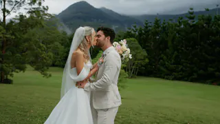Still from Shontae & Lachlan’s wedding film